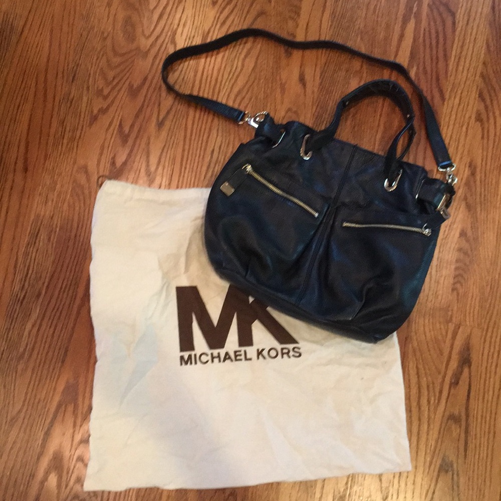 Michael Kors pebble leather large purse